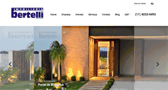 Desktop Screenshot of imobiliariabertelli.com.br
